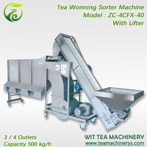 OEM Supply Cake Tea Press Machine - Automtic Tea Winnowing Sorting Machine Tea Winnower Machine ZC-6CFX-40 – Wit Tea Machinery