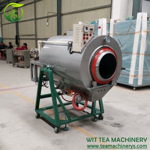 50cm Barrel Liquid Gas Heating Green Tea Fixation Machine ZC-6CST-50