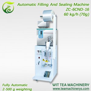 Professional Design Tea Machinery Stalk Picker - MatchaTea Bag Semi Automatic Filling And Sealing Machine ZC-6CND-16 – Wit Tea Machinery