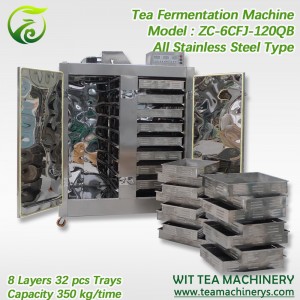 350 kg capacity Black Tea Oxidising Machinery ZC-6CFJ-120QB