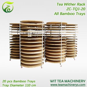 20 Layers 110cm Bamboo Pallets Tea Wither Rack ZC-TQJ-20
