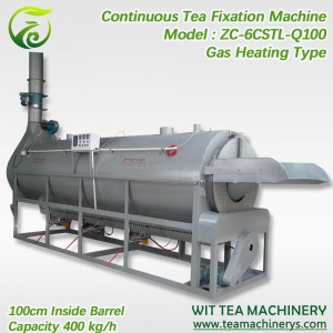 100cm Barrel Gas Heating Tea Roaster Drying Machine ZC-6CSTL-Q100