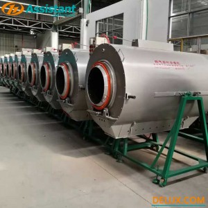 Gas Heating Food Roasting Machine Peanut Cocoa Coffee Sesame Roaster 6CST-90