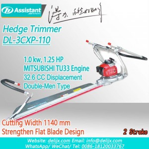 2 Men Tea Tree Pruning Machine Hedge Trimmer 3CXP-110