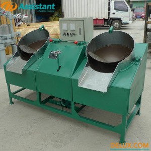 Double-Pan Two Pot Pearl Tea Roasting Shaping Machine 6CSG-50