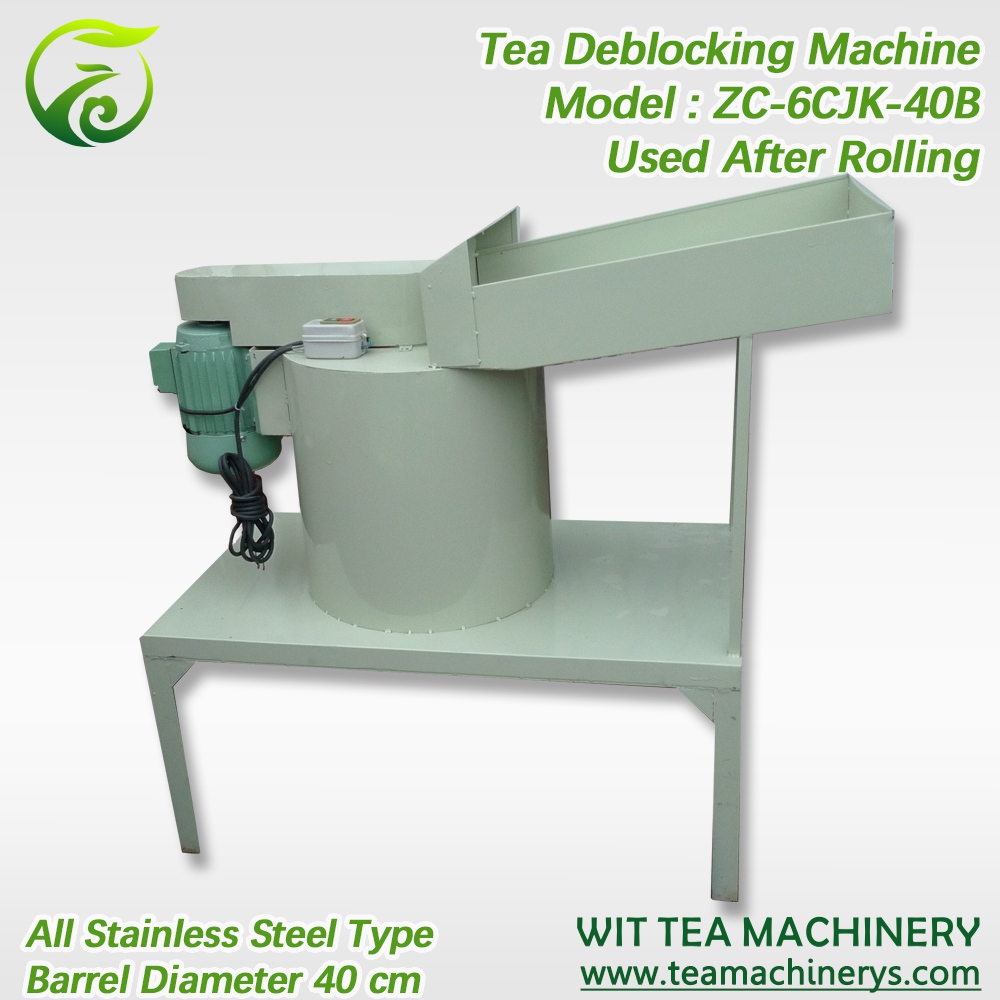 Tea Block Breaker Roller Equipment For Broken Tea Bulk ZC-6CJK-40