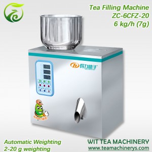 Manual Small Green/Black Tea Bag Filler 2-20 g ZC-6CFZ-20