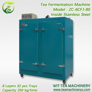 250 kg Capacity Electric Black Tea Fermentation Cabinet ZC-6CFJ-80