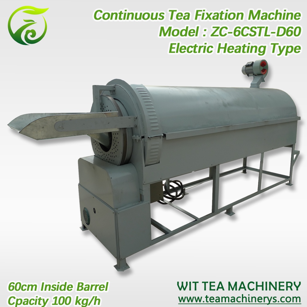 60cm Barrel Electric Heating Green Tea Roasting Drying Machine ZC-6CSTL-D60