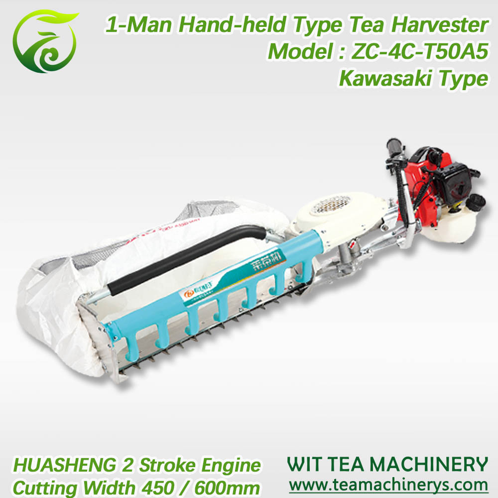 Ochiai/Kawasaki Handheld HUASHENG Engine Tea Cutting Machine ZC-4C-T50A5