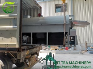 100cm Diameter Coal Heating Continuous Tea Enzymatic Machine ZC-6CSTL-CM100