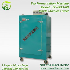 High Quality Steaming Machine Continuous - 150 kg Capacity Black Tea Ferment Machinery ZC-6CFJ-60 – Wit Tea Machinery